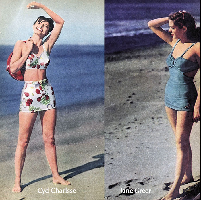 1940s-bathing-suits---Cyd-Charisse-and-Jane-Greer