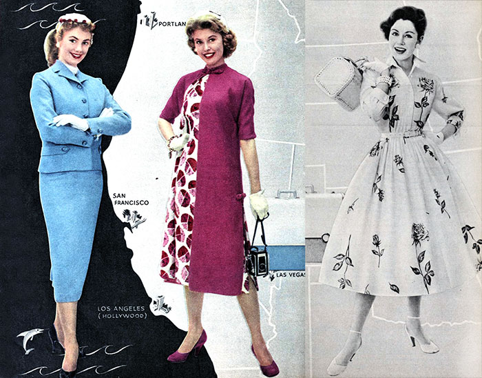 Vacation Dresses for Summer in 1956