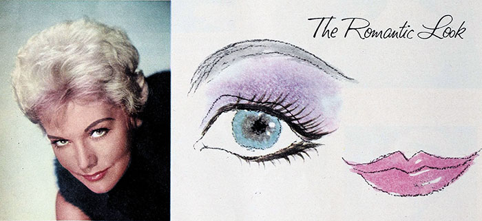 Kim Novak - 1950s Fall makeup