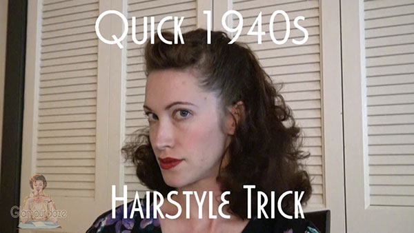 Quick and Easy 1940s Hairstyle Trick