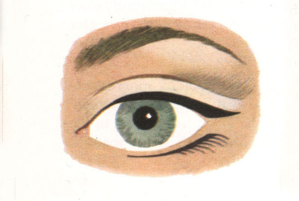 60's eye makeup - close-set eyes