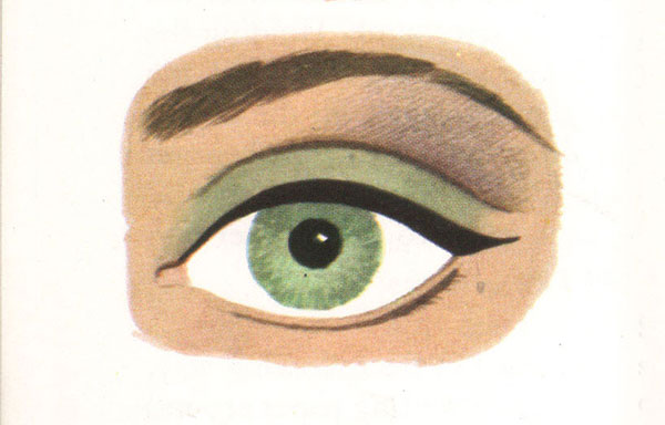 60's eye makeup - prominent eyes