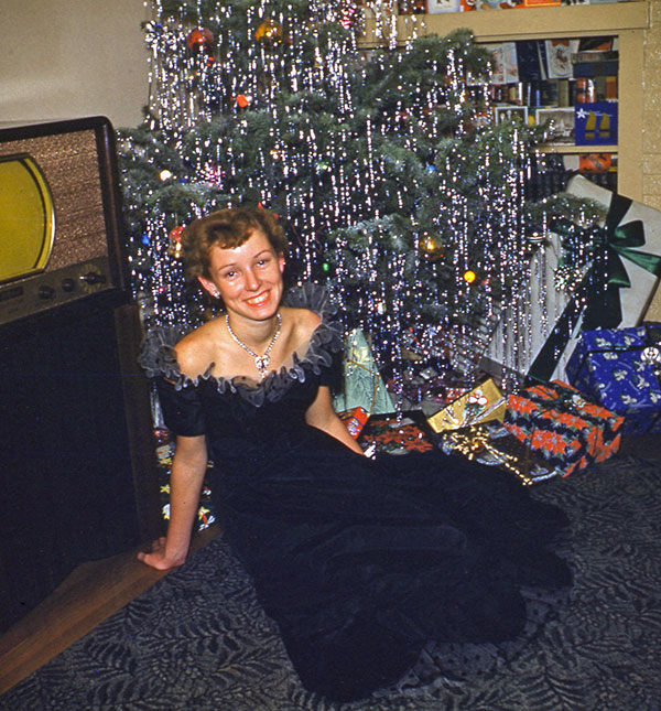 1950's evening dress - Christmas 1950's