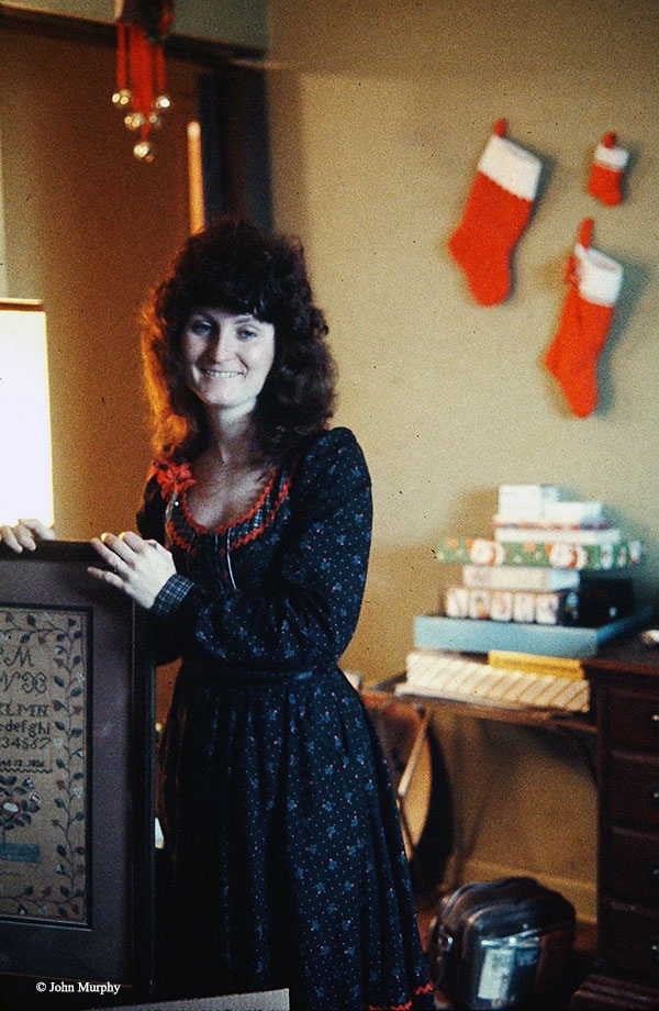 Christmas portrait of woman 1982