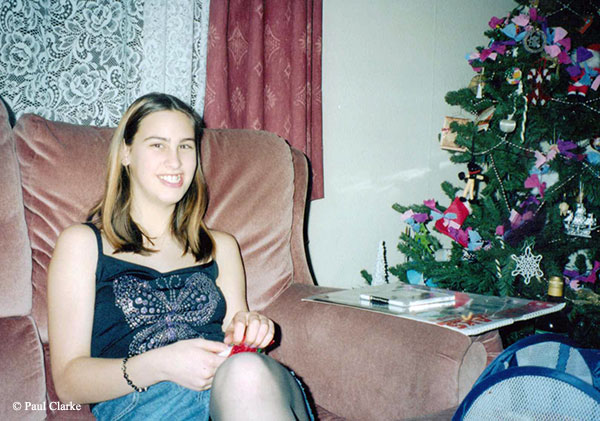 Georgie at Christmas