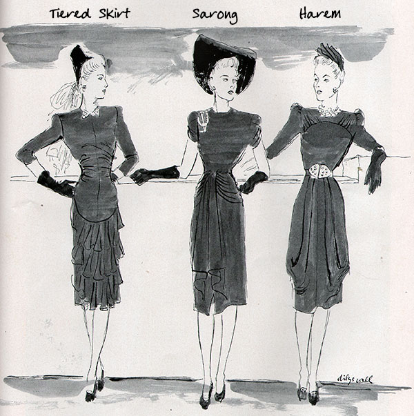 Vintage 1940 outlet skirts