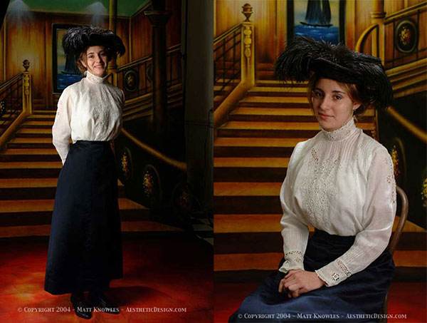 Edwardian Day Dress - skirt and blouse
