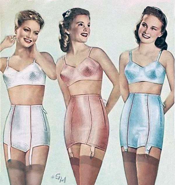 Shapewear - Vintage Lingerie Guide - Glamour Daze