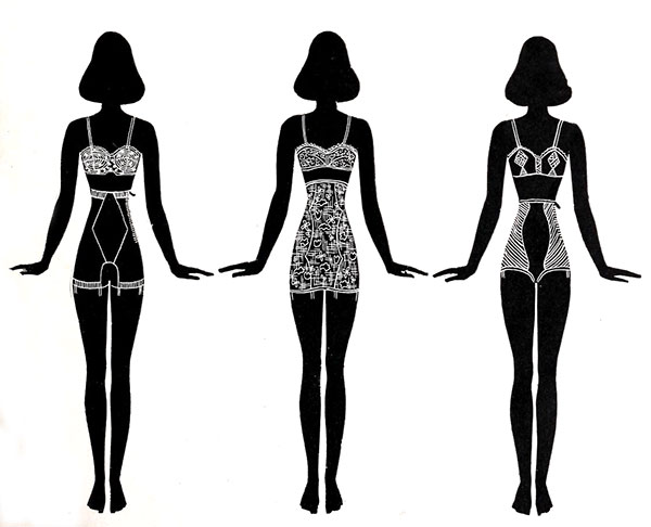 Shapewear - Vintage Lingerie Guide - Glamour Daze