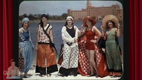 beach pajamas 1920's