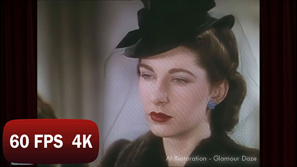 1940s fashion - AI Enhanced film