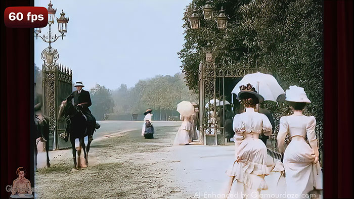 A Walk in the Bois de Boulogne Paris c.1900