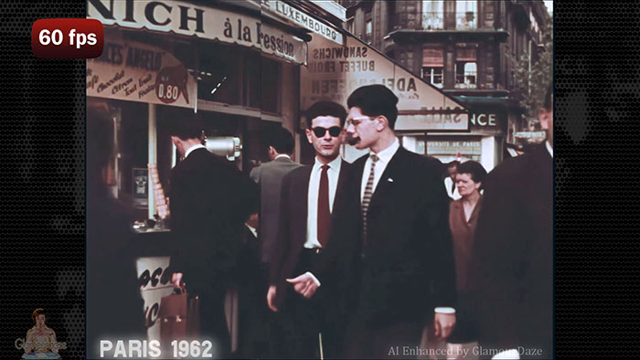 1960s Paris streets