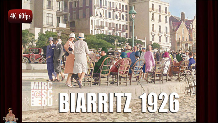 Biarritz 1926 AI enhanced