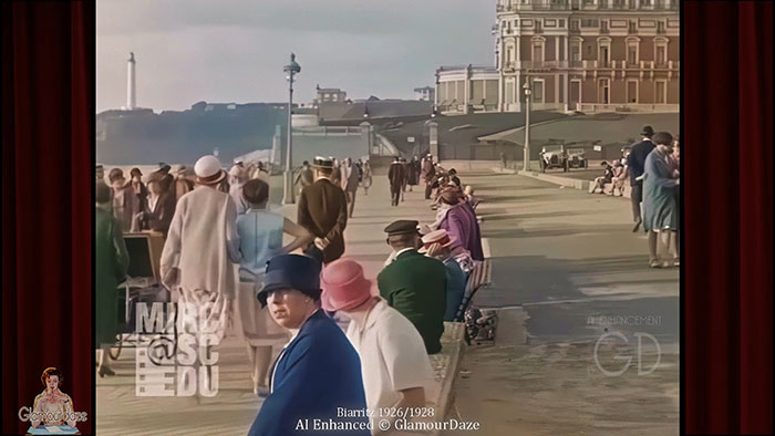 Promenade in Biarritz 1926