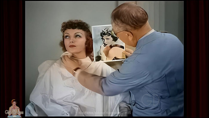 max factor makeup tutorial in 1935