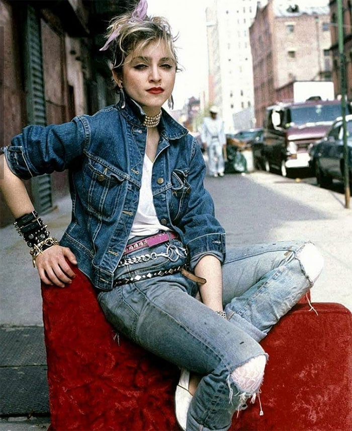 Madonna - 80s denim jacket icon