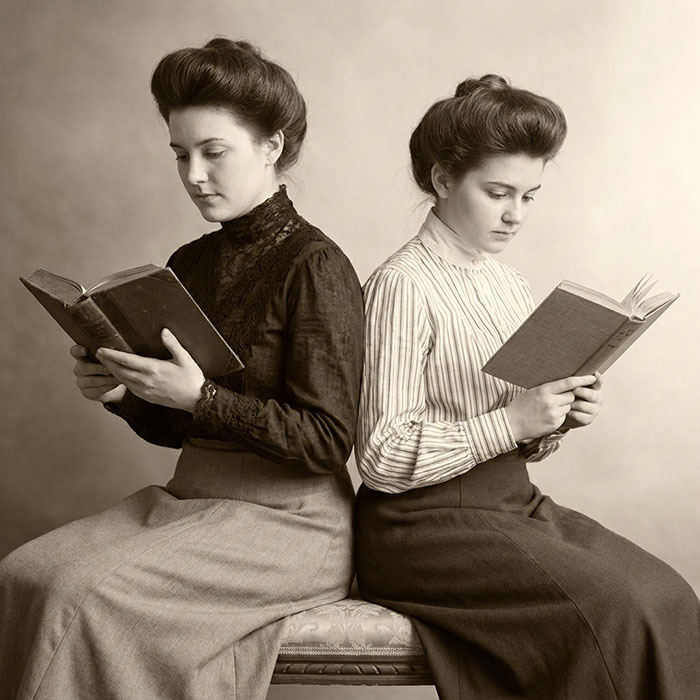 two Gibson girls
