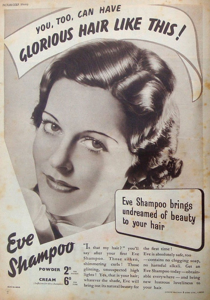 1930s shampoo powder