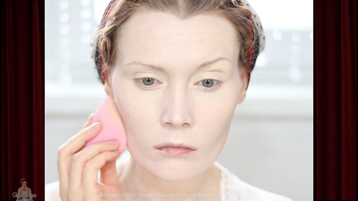 foundation - 1920s makeup look