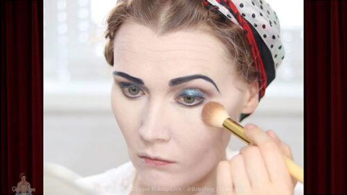 Authentic 1920s Flapper Makeup Look Tutorial - Glamour Daze