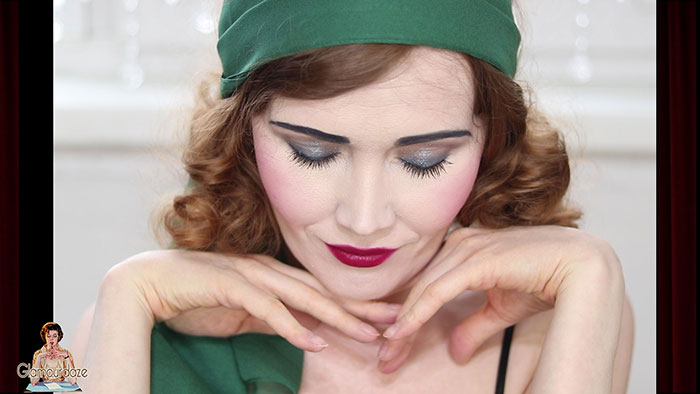 How to look like a real flapper - makeup tutorial