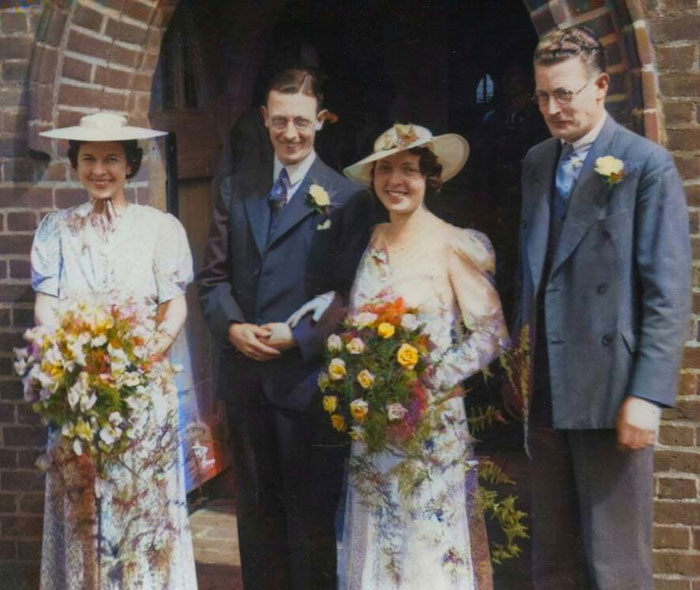1930s wedding attire