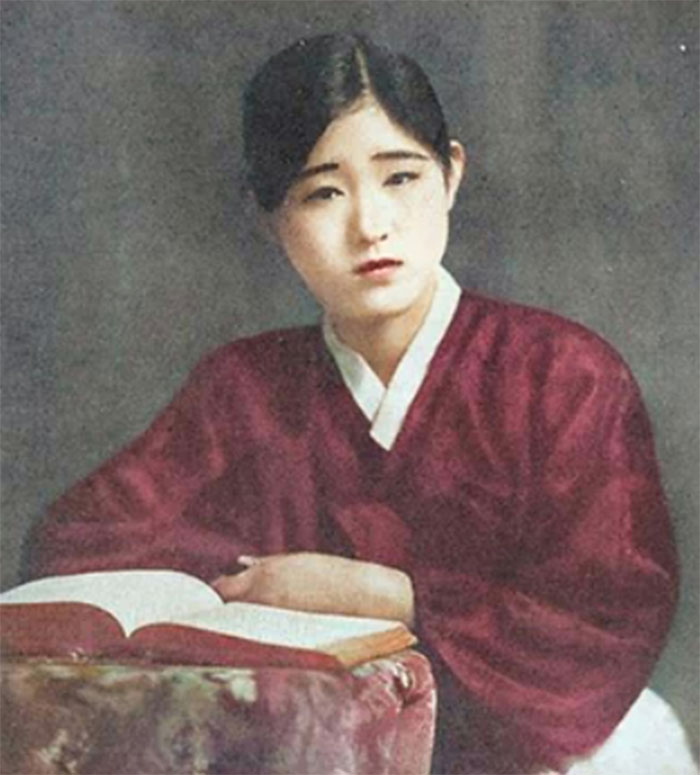 Koreanische Frau aus der Joseon-Zeit, 1900er Jahre