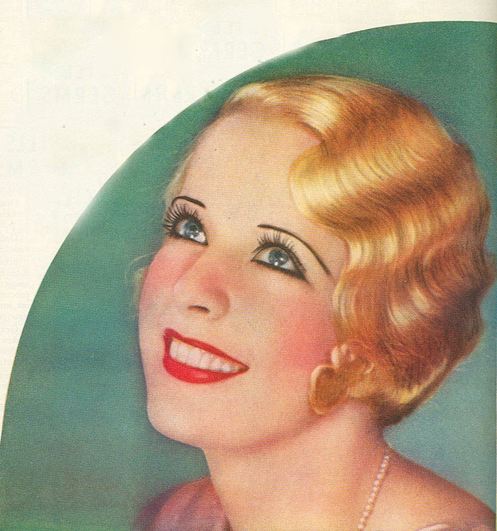 Hollywood makeup look 1930