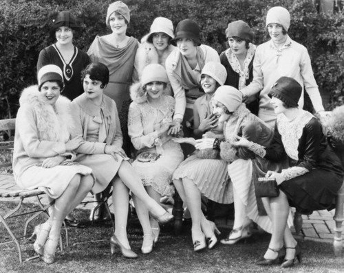 1920s fashion trends – Mary Pickford Tea Party in 1928