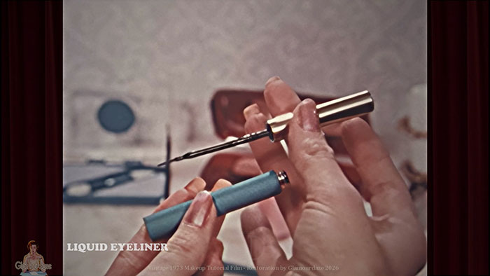 eyeliner application