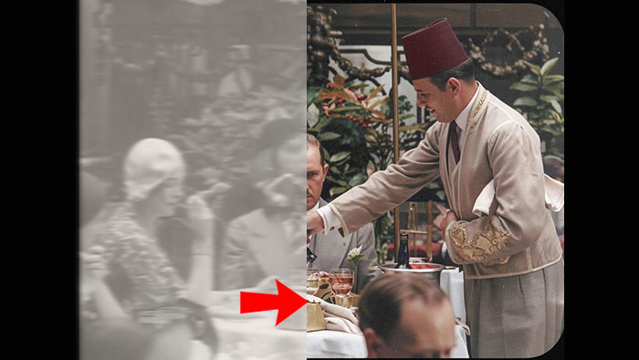 Paris Waiter with the Red Fez c.1930